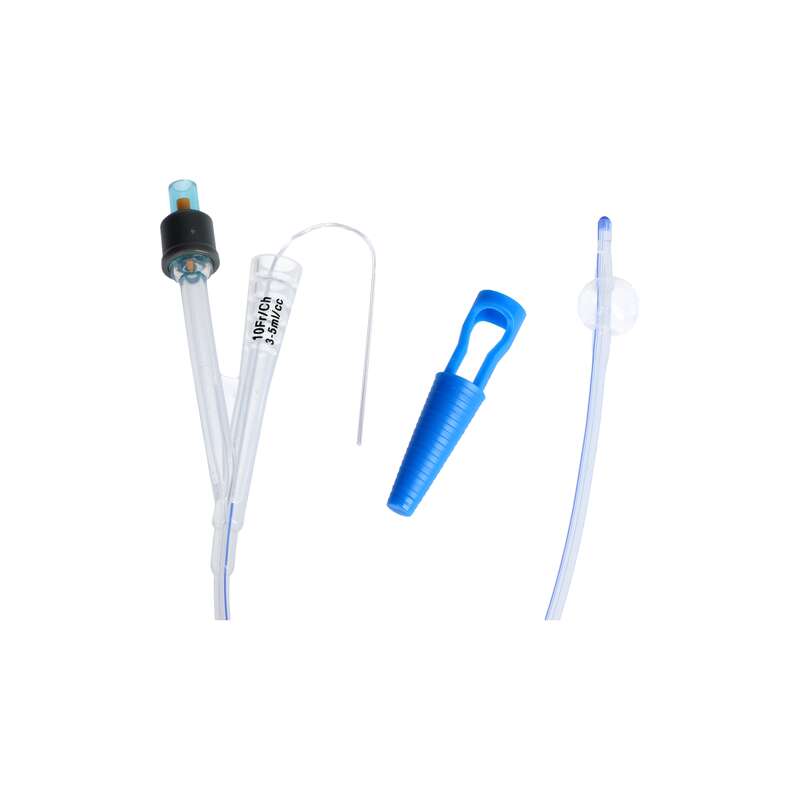 2-ходовий катетер Фолея CH 10 з пластиковим клапаном, 100% силікон, рентгеноконтрастний, ZARYS